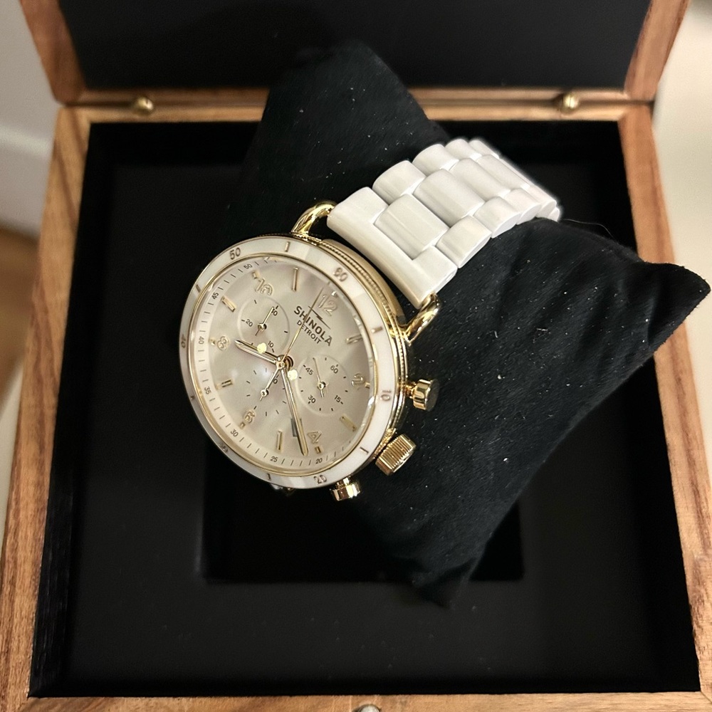 Shinola Canfield Sport Chronograph Women's Watch - Picture 2 of 9